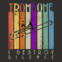 I Destroy Silence Funny Trombone Player Music Lover Saying T Shirt Champion Hoodie | Artistshot