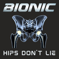 Bionic Hips Funny Total Hip Replacement Tee T Shirt Ladies Fitted T-shirt | Artistshot