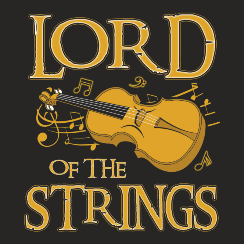 Lord Of The Strings Violin Ladies Fitted T-Shirt by JeffreyAlanSwanson | Artistshot