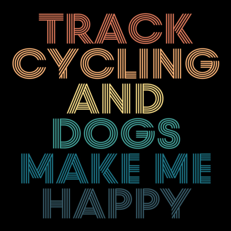 Track Cycling And Dogs Make Me Happy Gift For Track Cycling & Dogs Fan Women's V-Neck T-Shirt by DiannaJaneWard | Artistshot