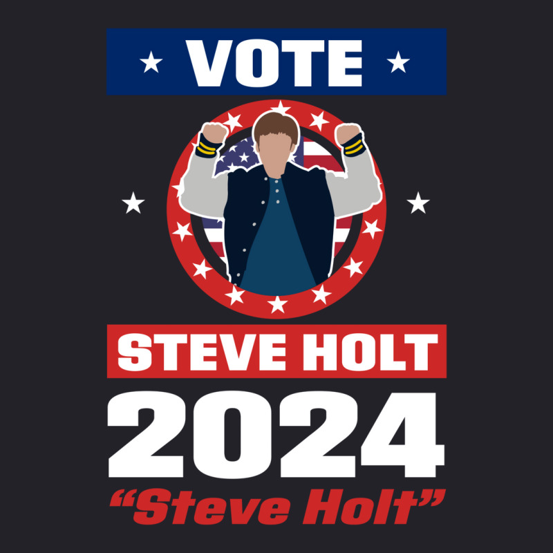 Vote Steve Holt 2024 Unisex Sherpa-lined Denim Jacket | Artistshot