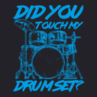 Did You Touch My Drum Set Unisex Sherpa-lined Denim Jacket | Artistshot