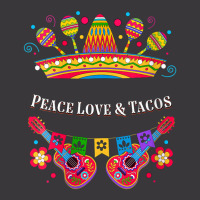 Womens Peace Love And Tacos Peace Sign Taco Lover Mexican Food V-neck Ladies Curvy T-shirt | Artistshot