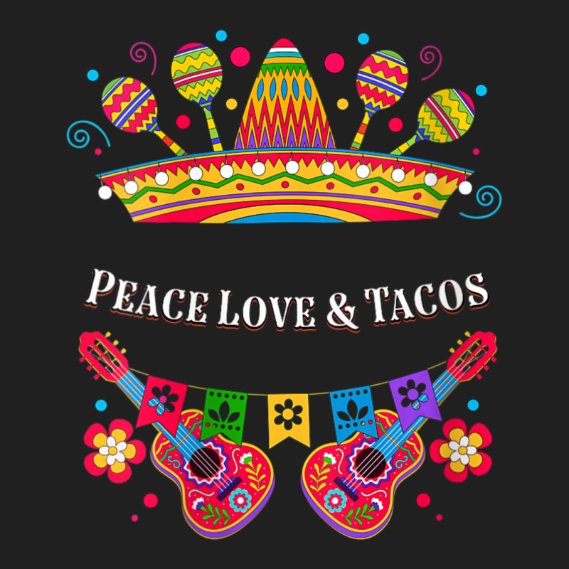 Womens Peace Love And Tacos Peace Sign Taco Lover Mexican Food V-neck Ladies Polo Shirt by tiennguyen | Artistshot