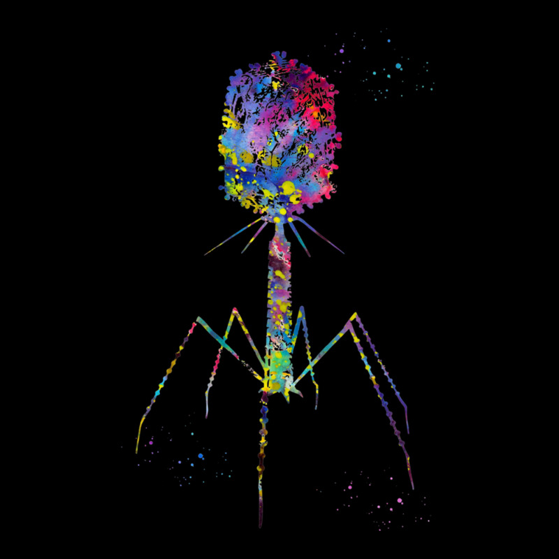 Bacteriophage Cropped Hoodie by CindyAlford | Artistshot