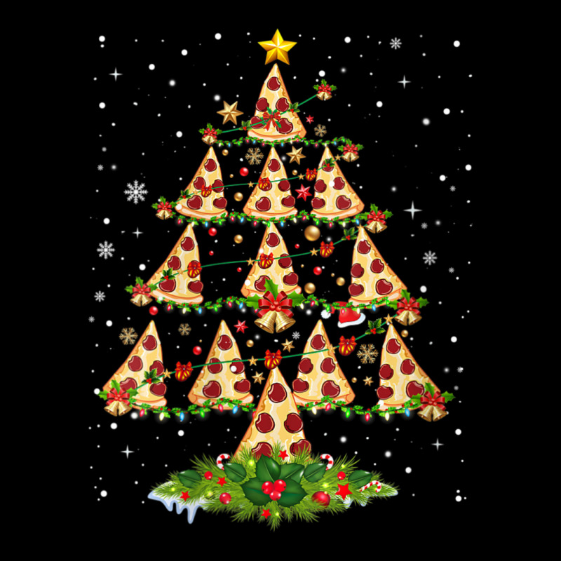 Womens Pizza Fast Food Lover Xmas Pizza Christmas Tree Vneck Unisex Jogger by tiennguyen | Artistshot