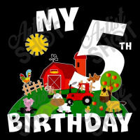 5 Year Old Farm My 5th Birthday Adjustable Strap Totes | Artistshot