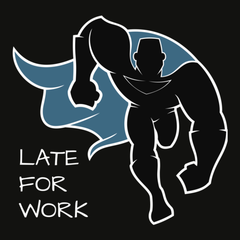 Late For Work  Superhero Light Design Scorecard Crop Tee by SalvadorLVerdin | Artistshot