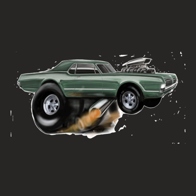 Sammytoon 68 Cougar Hot Rod Ladies Fitted T-Shirt by DWAYNEALANSHOREY | Artistshot