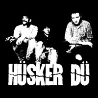 Husker Du   The White Stencil Zipper Hoodie | Artistshot