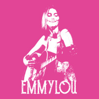 Emmylou   White Stencil T-shirt | Artistshot