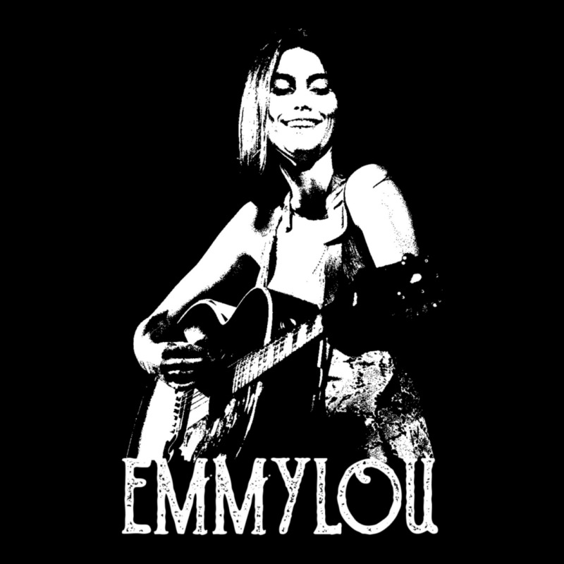 Emmylou   White Stencil Zipper Hoodie | Artistshot