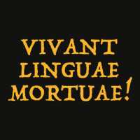 Vivant Linguae Mortuae - Long Live Dead Languages - Latin Teacher Stud Scorecard Crop Tee | Artistshot