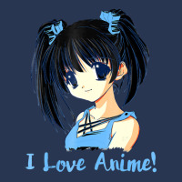 I Love Anime! Anime Girl Ladies Denim Jacket | Artistshot