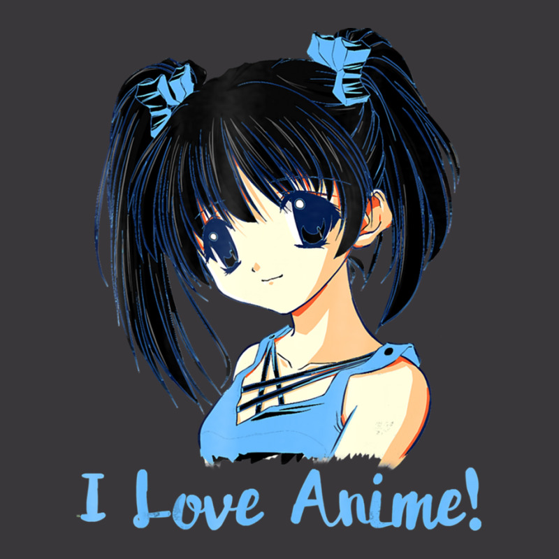 I Love Anime! Anime Girl Ladies Curvy T-Shirt by FranklinTepper1 | Artistshot