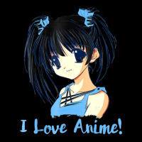 I Love Anime! Anime Girl Maternity Scoop Neck T-shirt | Artistshot