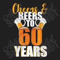 60th Birthday Cheers & Beers To 60 Years Drawstring Bags | Artistshot