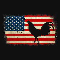 Vintage Us Flag Cockfighting Video Graphic T-shirt | Artistshot