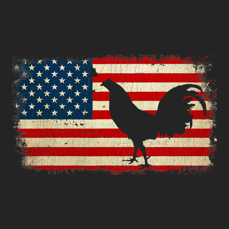 Vintage Us Flag Cockfighting Video 3/4 Sleeve Shirt by JasonJoplin | Artistshot