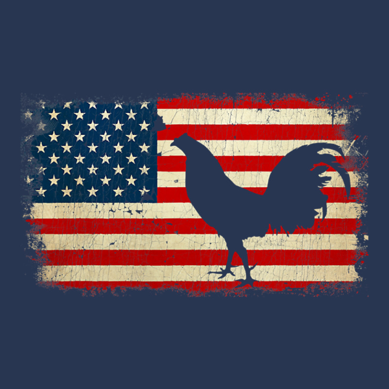 Vintage Us Flag Cockfighting Video Men Denim Jacket by JasonJoplin | Artistshot