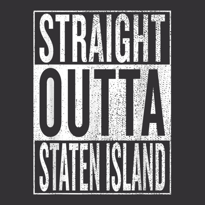 Straight Outta Staten Island Great Travel Gift Idea Vintage Hoodie And Short Set by VirginiaLynetteScott | Artistshot