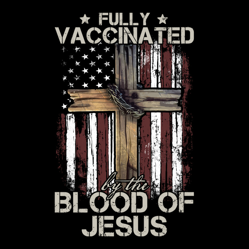 Christian Usa Flag Fully Vaccinated By The Blood Of Jesus Long Sleeve Toddler Sweatshirt by omano | Artistshot