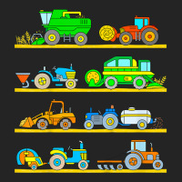 Kids Combine Harvester Farm Vehicles Tractor Boys 3/4 Sleeve Shirt | Artistshot