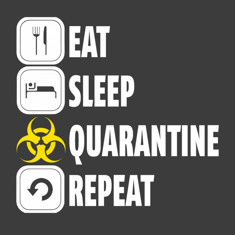 Eat Sleep Quarantine Repeat For Dark Men's Polo Shirt | Artistshot