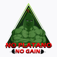 Gym No Platano No Gain Tank Top T-shirt | Artistshot