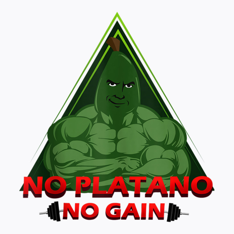 Gym No Platano No Gain Tank Top T-shirt | Artistshot