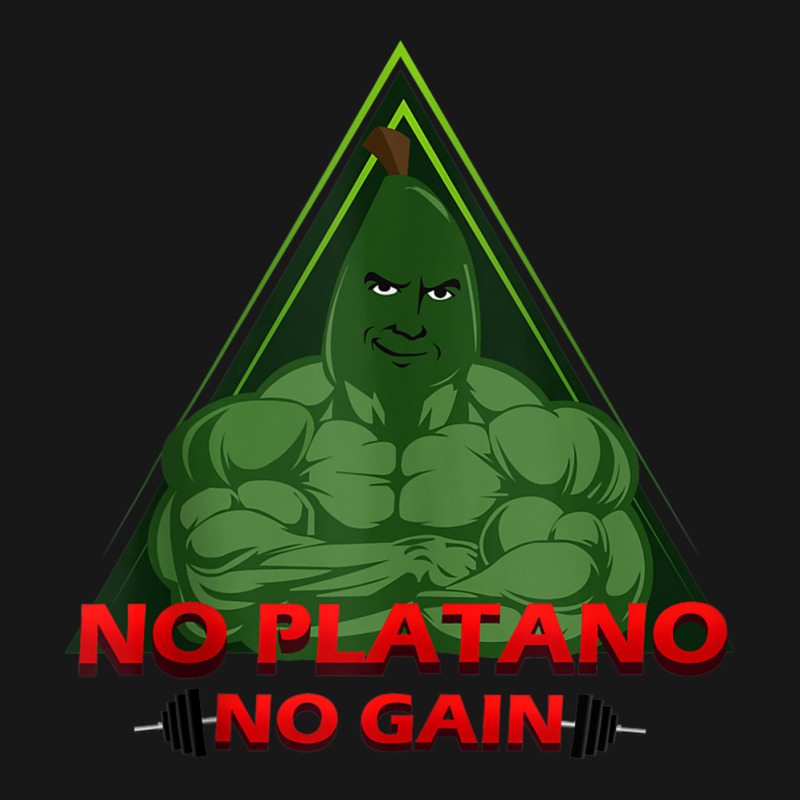 Gym No Platano No Gain Tank Top Flannel Shirt | Artistshot