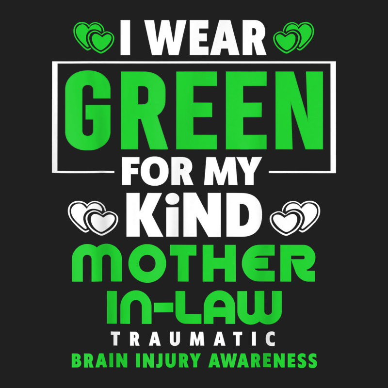 I Wear Green For My Mother In Law   Brain Injury Awareness T Shirt Ladies Polo Shirt by TeaMenShop | Artistshot