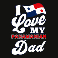 I Love My Panamanian Dad. Father's Day Premium T Shirt Scorecard Crop Tee | Artistshot