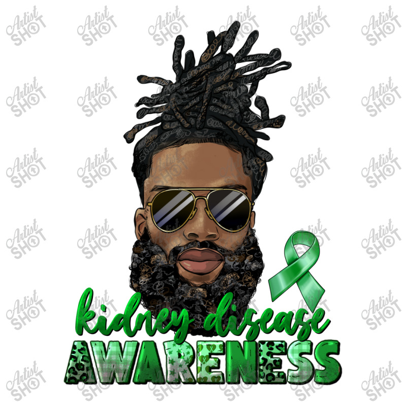 Kidney Disease Awareness Black Man With Locs Bun Toddler T-shirt | Artistshot