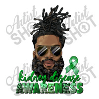 Kidney Disease Awareness Black Man With Locs Bun Baby Bodysuit | Artistshot