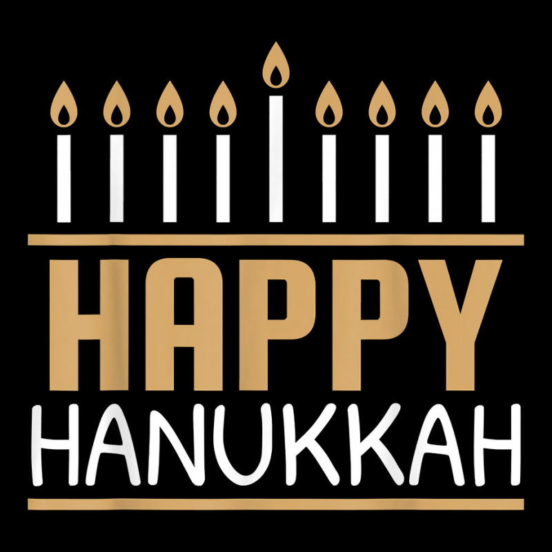 Happy Hanukkah Shirt Women Men Kids Jewish Menorah Chanukah T Shirt Fleece Short | Artistshot