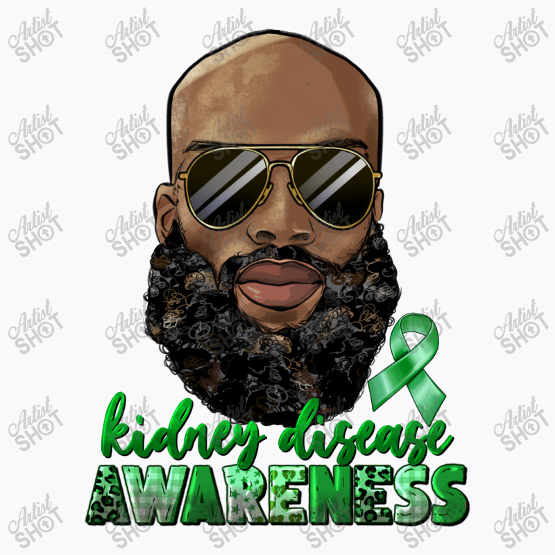 Kidney Disease Awareness Bald Black Man T-shirt | Artistshot