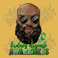 Kidney Disease Awareness Bald Black Man Vintage Hoodie And Short Set | Artistshot