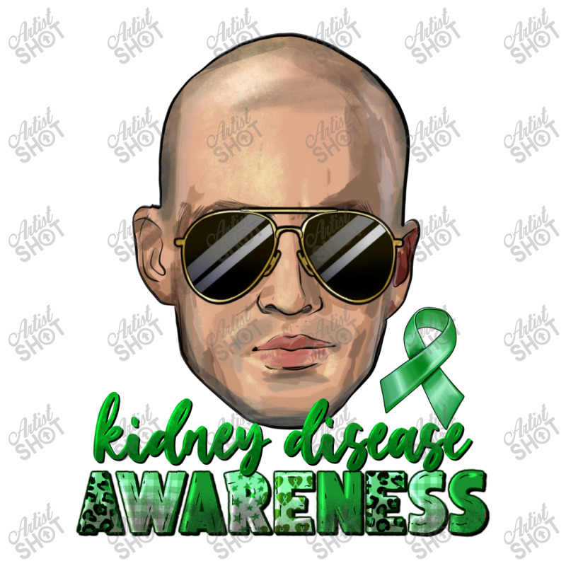 Kidney Disease Awareness Bald Man Unisex Hoodie | Artistshot