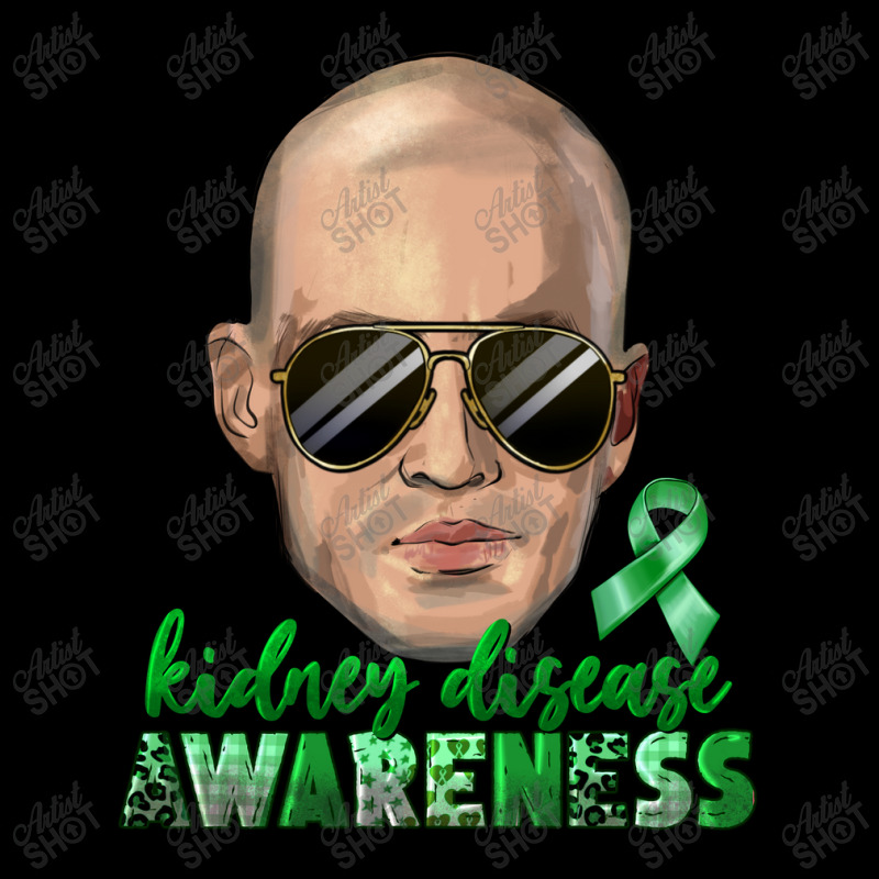 Kidney Disease Awareness Bald Man Lightweight Hoodie | Artistshot