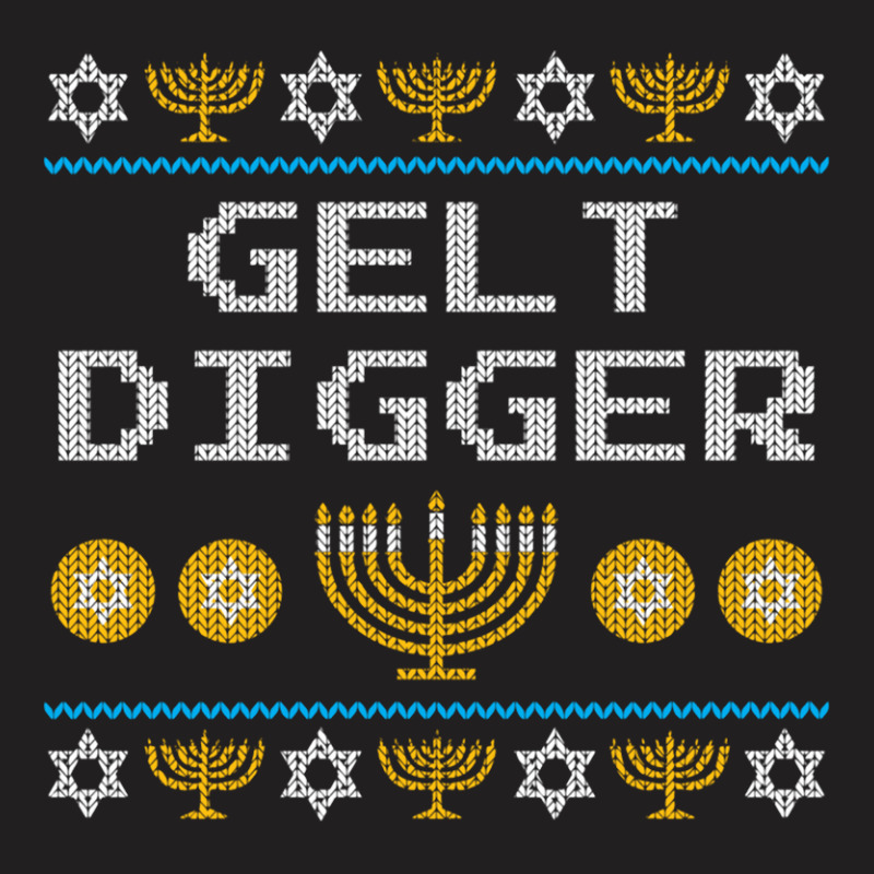 Funny Jewish Gelt Digger Hanukkah Chanukah T-shirt | Artistshot