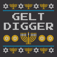 Funny Jewish Gelt Digger Hanukkah Chanukah Vintage Hoodie | Artistshot