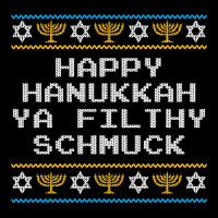 Funny Jewish Hanukkah Ya Filthy Schmuck Lightweight Hoodie | Artistshot