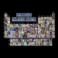 The Periodic Table Of Final Fantasy Characters Cropped Hoodie | Artistshot