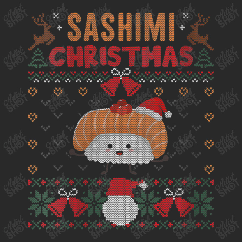 Womens Sashimi Christmas Japanese Food Sushi Ugly X-mas Sweater V-neck Toddler T-shirt by thanhtran | Artistshot