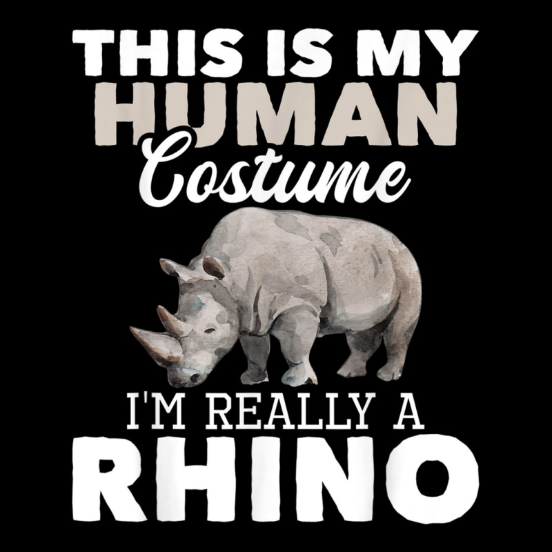 I'm Really A Rhino   Rhinoceros Zoology Safari Animal Lover T Shirt Men's 3/4 Sleeve Pajama Set by matheeishilo | Artistshot