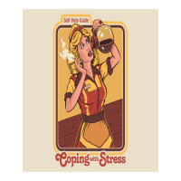 Coping With Stress Postcard Sticker | Artistshot