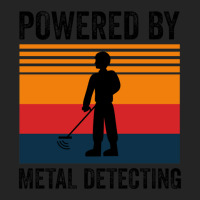 Powered By Metal Detecting Funny Design 3/4 Sleeve Shirt | Artistshot