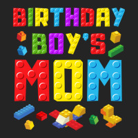 Birthday Boy's Mom Block Building Lover Design 3/4 Sleeve Shirt | Artistshot