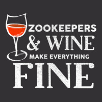 Zookeepers And Wine Make Everything Fine  For Zookeeper Vintage Short | Artistshot